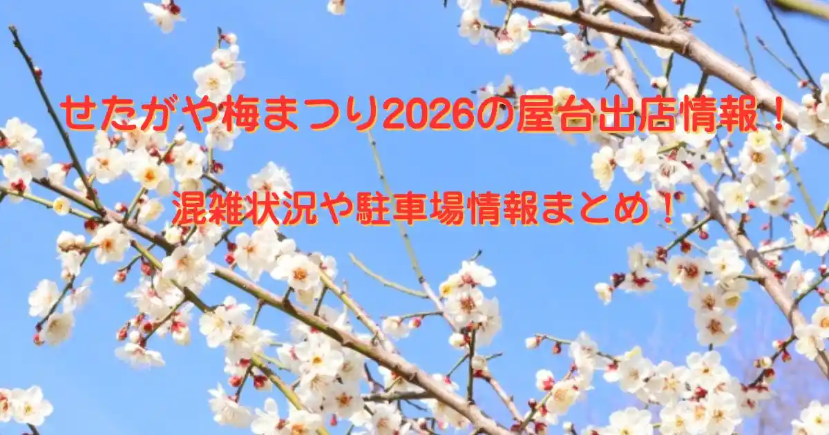 せたが谷梅まつり