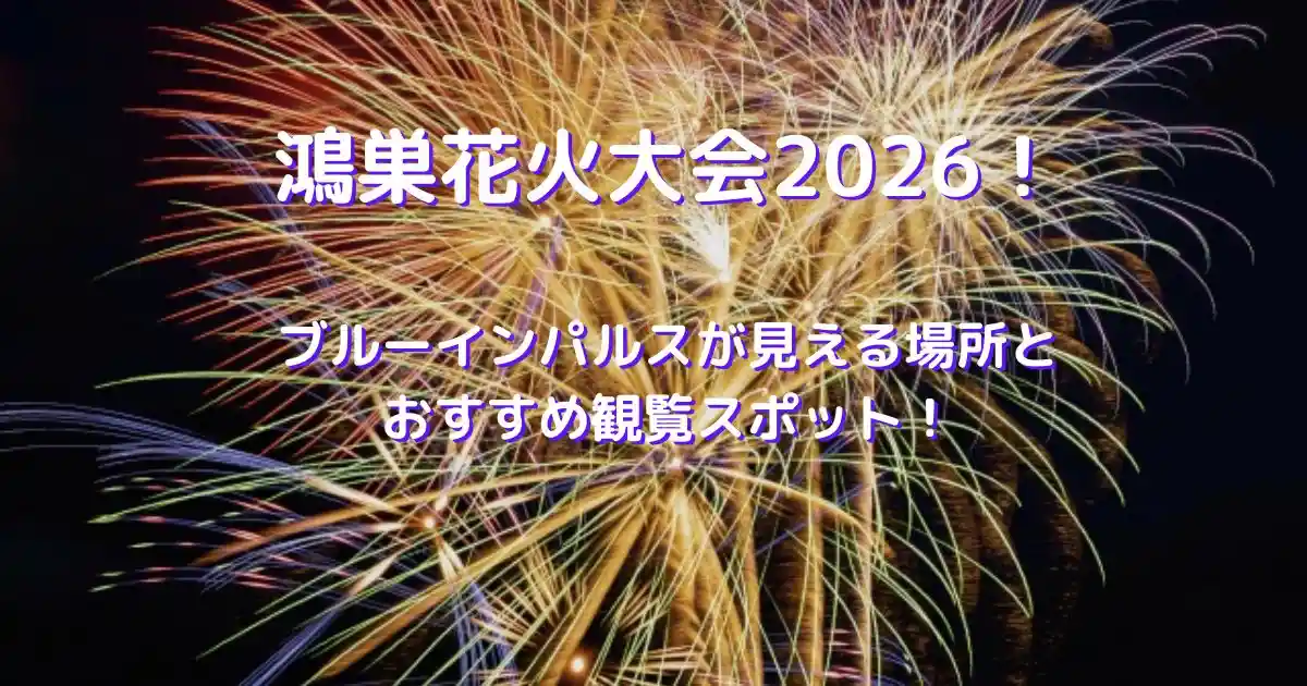 鴻巣花火大会ブルーインパルス