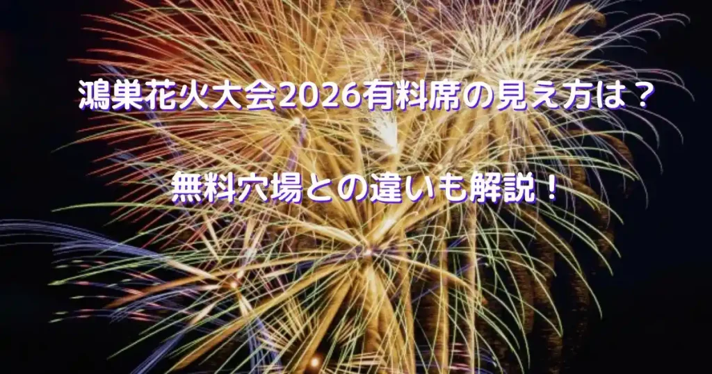 鴻巣花火大会有料席